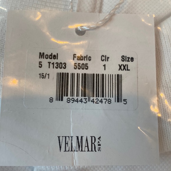 Moschino Swim White Polo w Sea Lover & Surfboard Moschino Patch NWT XXL - Picture 8 of 12